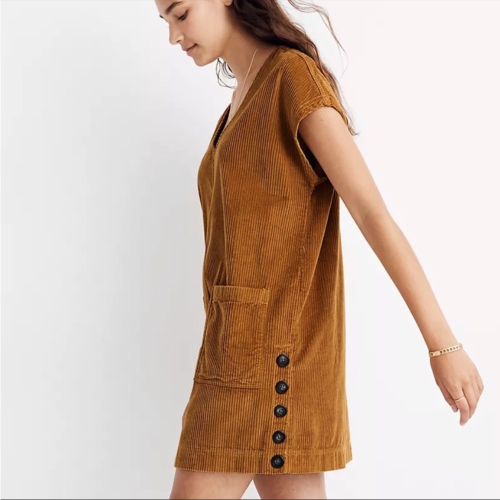 EUC Madewell Corderoy jumper dress, size small